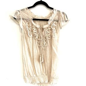 Anthropologie Edge Design By Mine Top